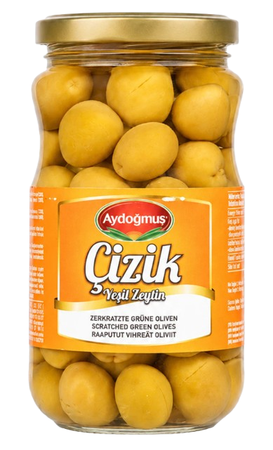 Aydogmus Cizik Yesil Zeytin / Raaputut Vihreät oliivit 350g CAM - Oliivisäilykkeet - 21579 - 1
