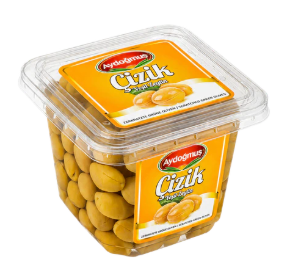 Aydogmus Cizik Yesil Zeytin / Vihreät oliivit 350g - Oliivisäilykkeet - 21579 - 1