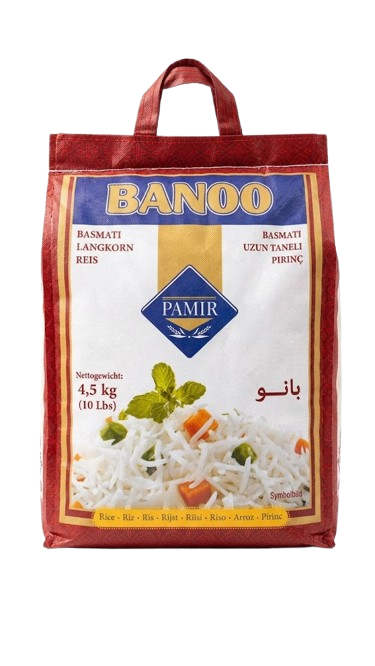 Banoo Basmati Rice / Basmatiriisi 4,5kg - Basmatiriisit - 20949 - 1