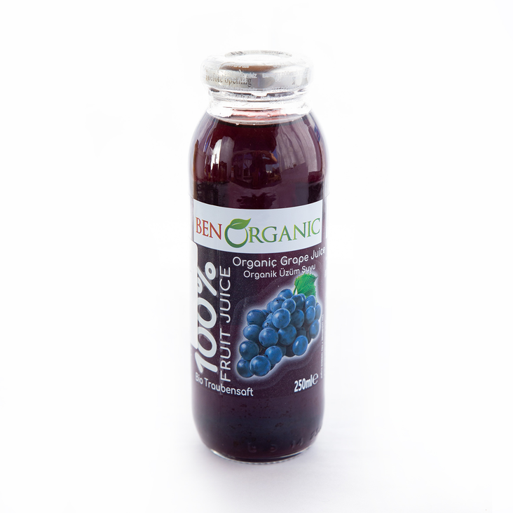 BenOrganic 100% Viinirypälemehu 250ml CAM - Täysmehut - 18129 - 1