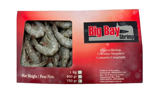 Big Bay Shrimp HOSO/ Katkarapu 40/50 750g - Pakasteäyriäiset - 21009 - 1