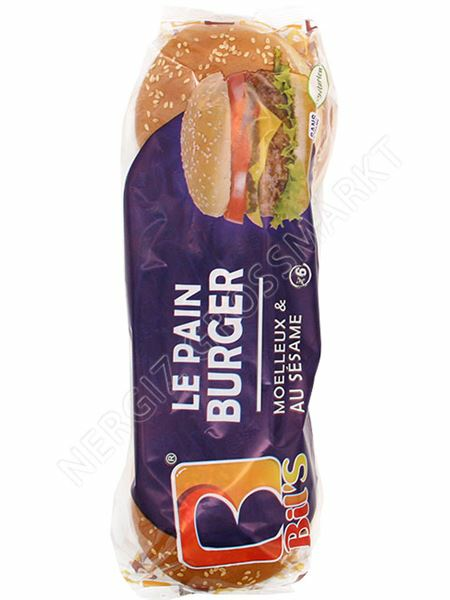 Bil's Burger with Sesame seed/ Hampurilainensämpylä 6x300g - Patongit ja sämpylät - 16869 - 1