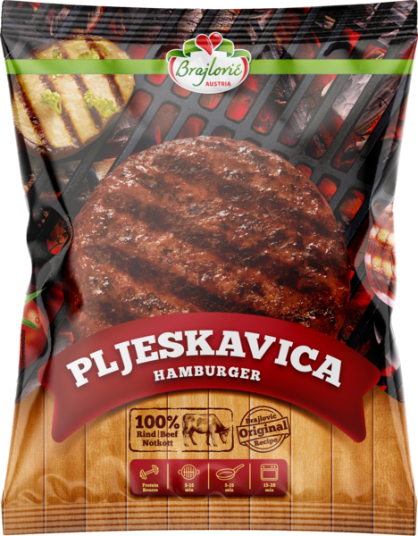 Brajlovic Pljeskavica/ Hampurilaispihvi 800g - Nauta pakasteet - 7149 - 1