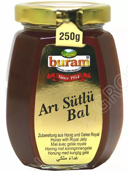 Buram Ari Sutlu Bal / Hunaja 250g - Hunajat - 11989 - 1