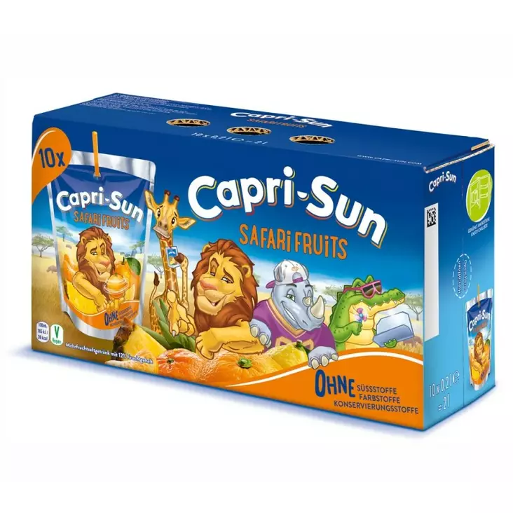 Capri Sun Safari Fruits Mehujuoma 10x200ml - Mehut ja nektarit - 1259 - 1