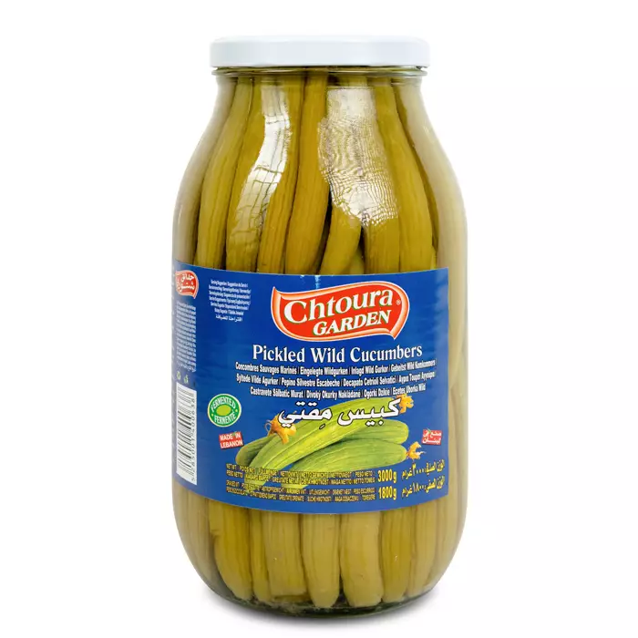 Chtoura Garden Pickledn Wild Cucumbers / Villikurkku 3kg CAM - Kurkkusäilykkeet - 11489 - 1