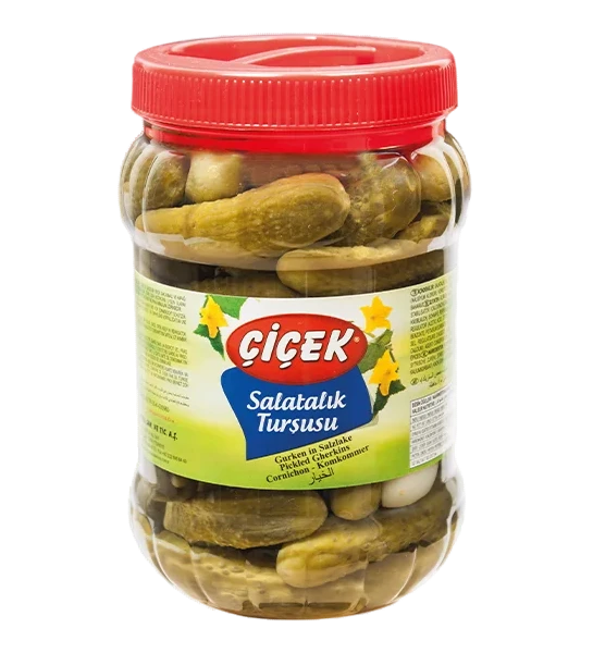 Cicek Salatalik Tursusu / Minikurkku mausteliemessä 1350/700g PET - Kurkkusäilykkeet - 7639 - 1