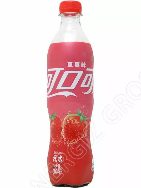 Coca Cola Strawberry Juoma 500ml - Limonadit ja virvoitusjuomat - 13669 - 1