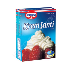 Dr. Oetker Krem Santi Sade 4er / Kermavaahto 300g - Vanukkaat ja jälkiruoka-ainekset - 2109 - 1