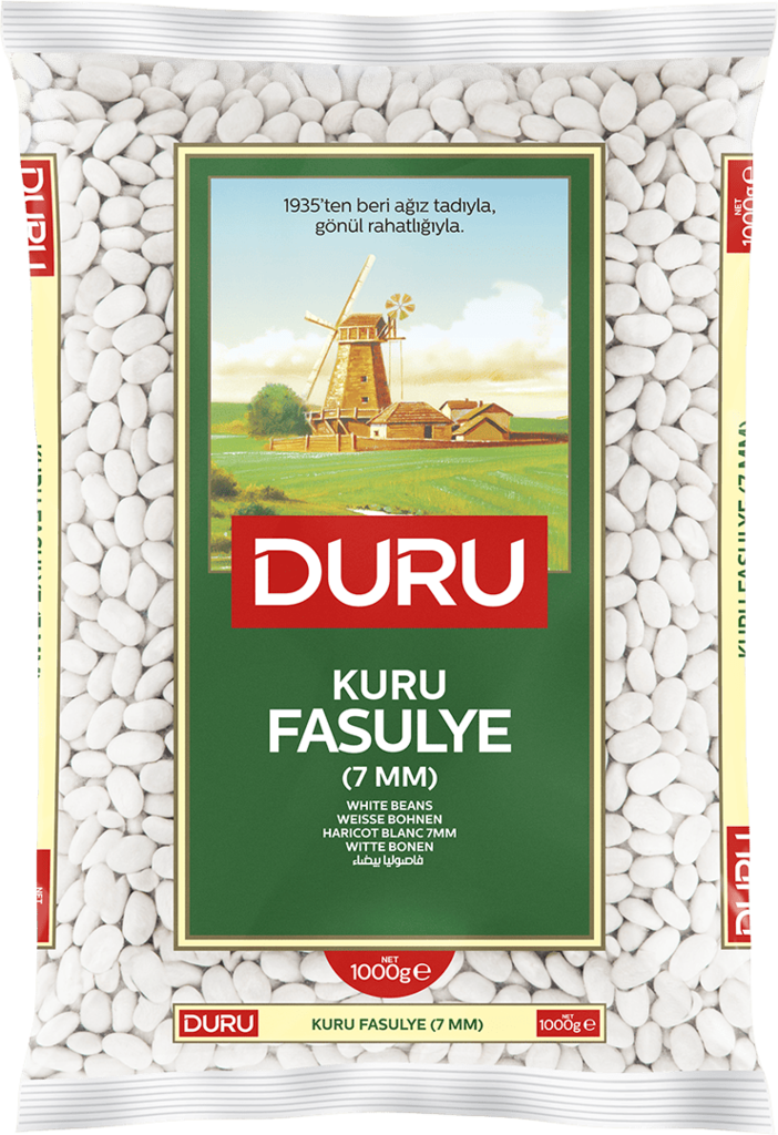Duru Kuru Fasulye/ Valkoiset pavut 7mm 1kg - Kuivatut pavut - 2229 - 1