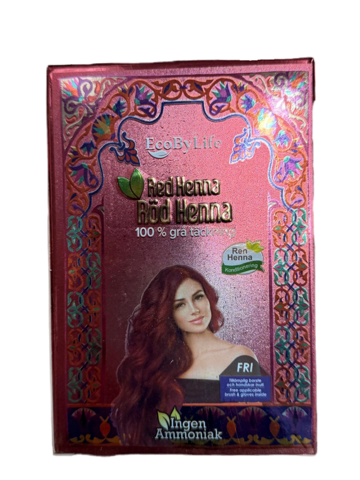 ECOBYLIFE Red Henna 35g - Kosmetiikka - 19159 - 1