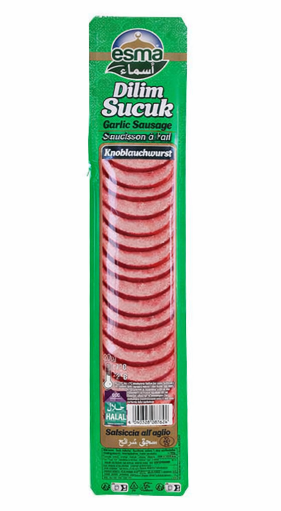 Esma Dilim Sucuk / Viipaloitu valkosipulimakkara 200g - Sucuk makkarat - 19089 - 1