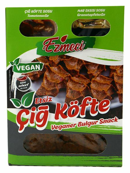 Ezmeci Cig Köfte Az Acili/ Lihattomat raa'at lihapullat 330g - Valmisruokasäilykkeet - 20339 - 1