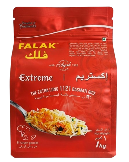Falak Extreme The Extra Long 1121 Basmati Rice/ Basmatiriisi 1kg - Basmatiriisit - 2399 - 1