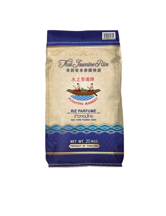 FLOATING MARKET Jasmine Rice/ Jasmiiniriisi 20kg - Jasmiiniriisi - 16559 - 1
