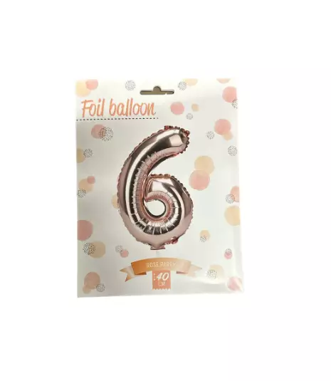 Foil balloon folio ilmapallo ruusunkultainen 40cm - Lelut - 13069 - 1