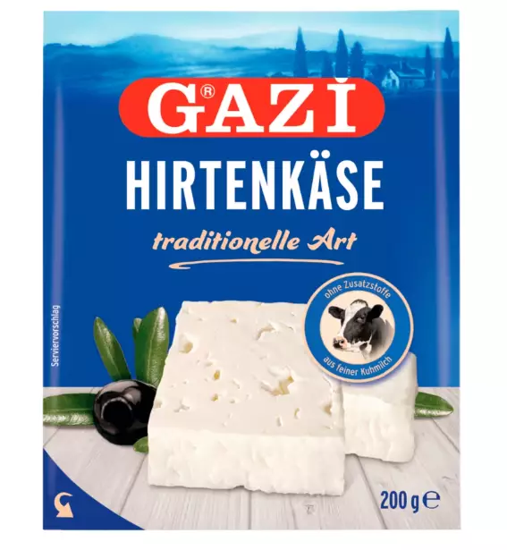 Gazi Hirtenkäse / Fetajuusto 45% 200g VAKUM - Feta-juustot - 2589 - 1