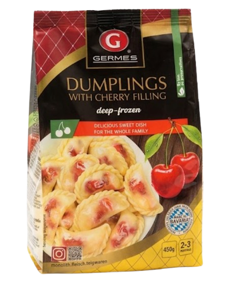 Germes Dumpling with Cherry/ Nyytit Kirsikkatäytteellä 450g - Makeat leivonnaiset - 20489 - 1