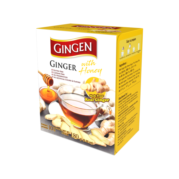 Gingen Ginger with Honey Tea/ Inkivääri-Hunajatee 180g - Terveys teet - 20699 - 1