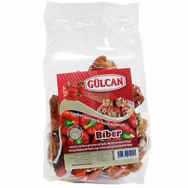 Gulcan Kurutulmus Biber / Kuivattu paprika 48g - Kuivatut yrtit - 8409 - 1