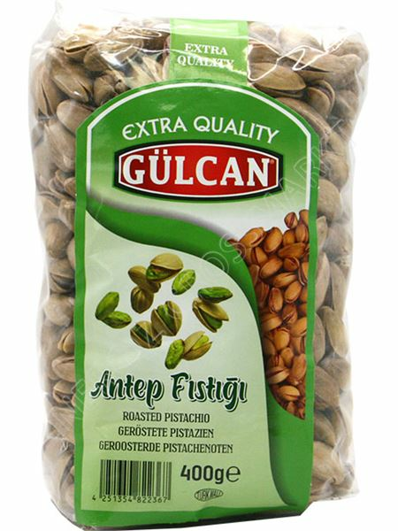 Gulcan Roasted Pistachios/ Paahdetut Pistaasipähkinä 400g - Pähkinät - 17859 - 1