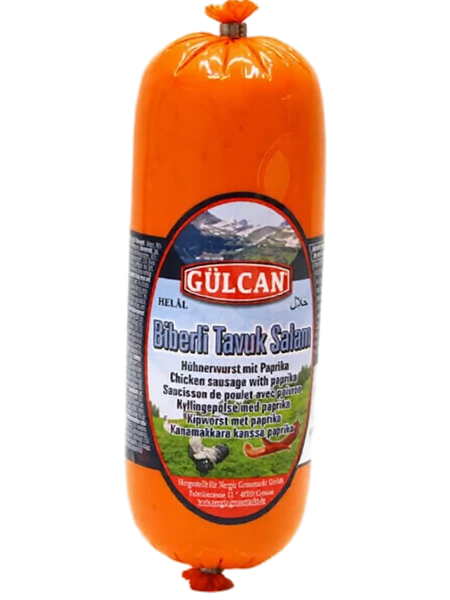 Gulcan Salam Biberli Tavuk / Kananmakkara paprikalla 400g - Kana leikkeleet ja makkarat - 18789 - 1