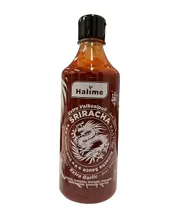 Halime Sriracha Extra Garlic / Extra valkosipulilla 500ml PET - Erikoiskastikkeet - 6539 - 1