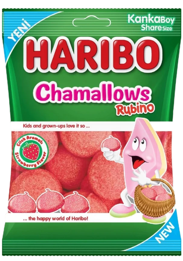 Haribo Chamallow Rubino Vaahtokarkki 70g - Irtomakeiset - 18409 - 1