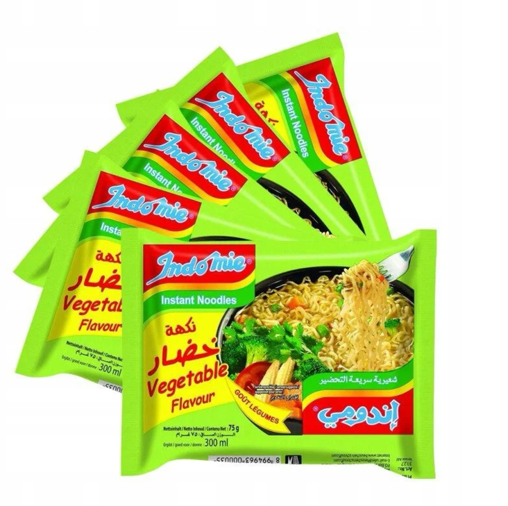 Indomie Vegetable Flavour Noodles Pikanuudeli kasvismaku 75g - Nuudelit - 5869 - 1
