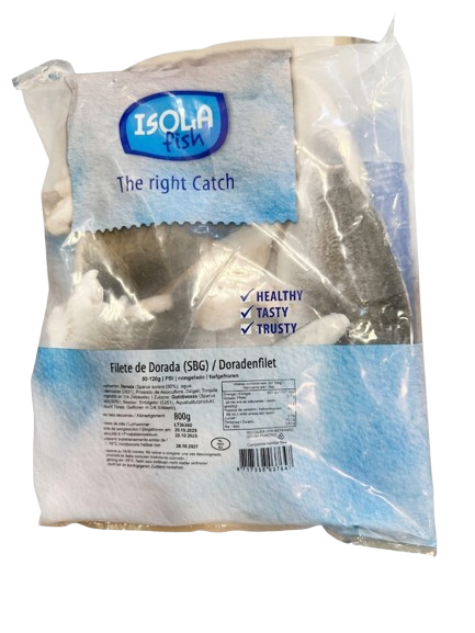 Isola Sea Bream Cupra Fillet/ Dorada 800g - Pakastekalat - 20179 - 1