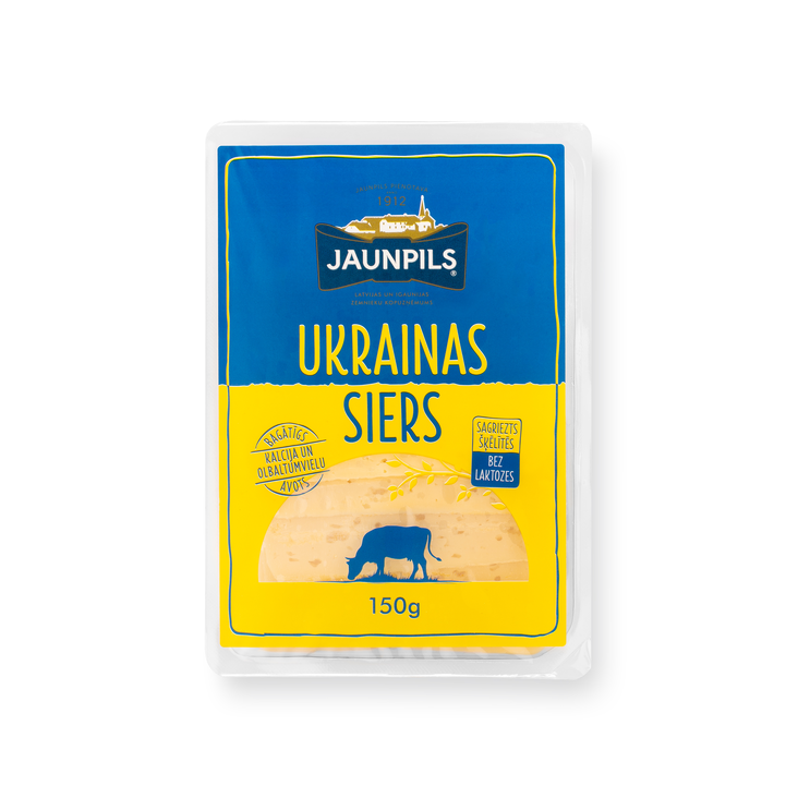 Jaunpils Slice Cheese / Viipaloitu juusto 150g - Gouda-juustot - 19929 - 1