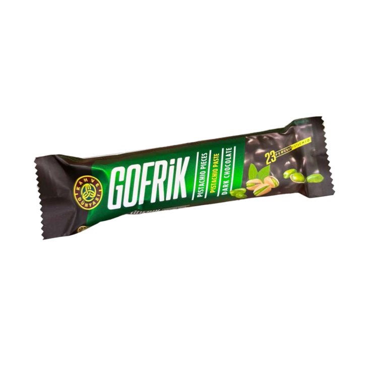 Kahve Dunyasi Gofrik Pistachio Wafers with Dark Chocolate/ Patukka 24g - Patukat - 19899 - 1