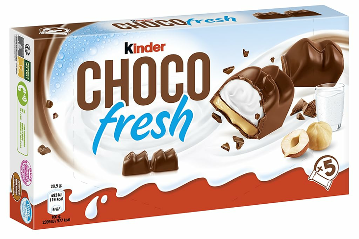 Kinder Choco Fresh Milk Cream 5x20,5g - Suklaat - 3389 - 1