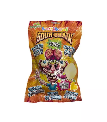 Lolliboni Sour Brain Cotton Candy 100g - Irtomakeiset - 11789 - 1