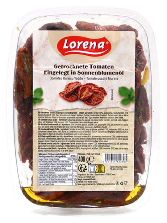 Lorena Kurusu Domates/ Kuivattu tomaatti 400g - Kuivatut yrtit - 16489 - 1