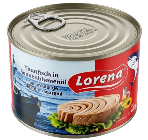 Lorena Tuna in Sunflower oil / Tonnikala Auringonkukkaöljyssä 1705g TNK - Kala- ja äyriäissäilykkeet - 21639 - 1