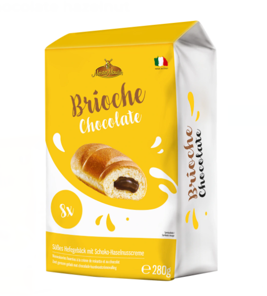 Meister Moulin Brioche täytettynä Suklaa-pähkinäkreemillä 280g - Täytekeksit ja vohvelit - 20539 - 1