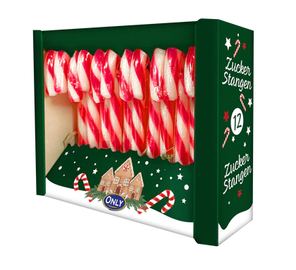 Only Candy Canes 144g - Irtomakeiset - 18379 - 1
