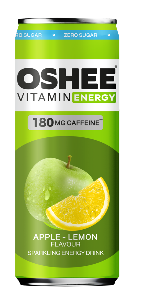 Oshee Apple&Lemon Zero Sugar Energiajuoma 330ml TNK - Energiajuomat - 19879 - 1