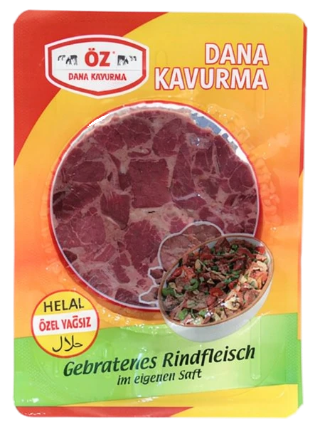 Öz Kayseri Kavurma Dilim Dana / Kuivattu Naudan Suikaleet 200g - Nauta leikkeleet ja makkarat - 13029 - 1