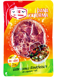 Öz Kayseri Kavurma Dilim Dana / Kuivattu Naudan Suikaleet 200g - Nauta leikkeleet ja makkarat - 13029 - 1