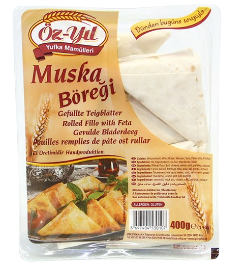 Öz Yil Muska Börek / Rullattu fetan kanssa 400g - Valmisruokasäilykkeet - 5409 - 1