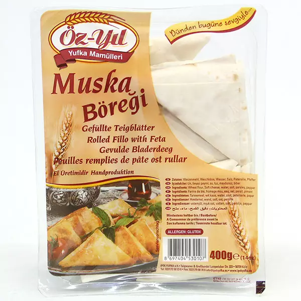 Öz Yil Muska Börek / Rullattu fetan kanssa 400g - Valmisruokasäilykkeet - 5409 - 1