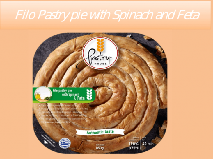 Pastry House Pie with Spinach & Feta 850g - Suolaiset leivonnaiset - 6089 - 1