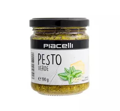 Piacelli Pesto Verde/ Basilika Pesto 190g - Vihannessäilykkeet - 13909 - 1