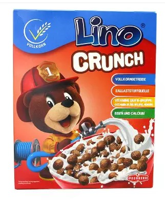Podravka Lino Chrunch Vollkorngetreide / Kaakao muroja 225g - Murot - 15389 - 1