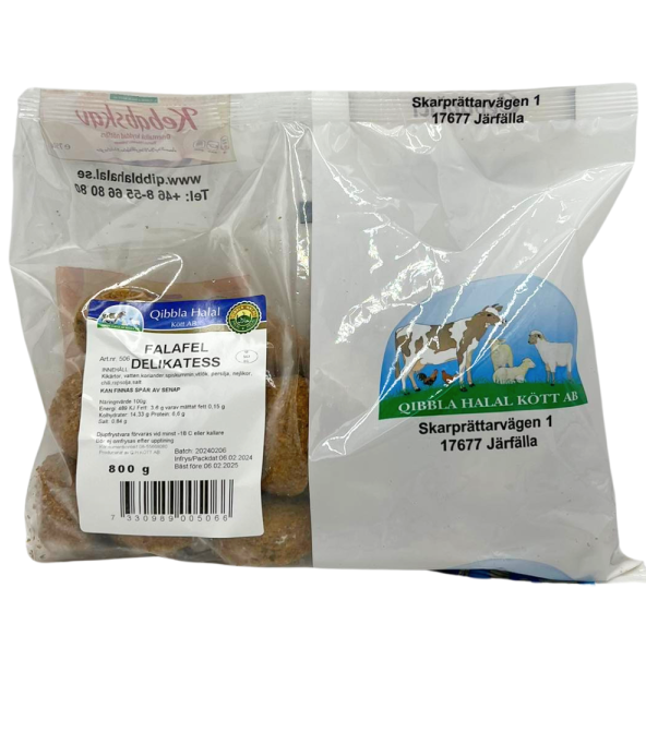 Qibbla Falafel 800g - Suolaiset leivonnaiset - 13879 - 1