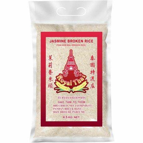 Royal Thai Jasmine Broken Rice / Murskattu jasmiiniriisi 4,5kg - Tummat ja täysjyväriisit - 4469 - 1