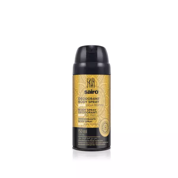 Sairo Deodorant Body Spray Gold 150ml - Hygieniatarvikkeet - 14899 - 1