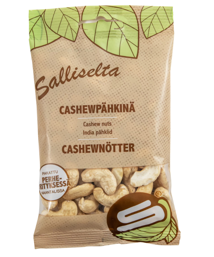Sallinen Cashewpähkinä 80g - Pähkinät - 19359 - 1